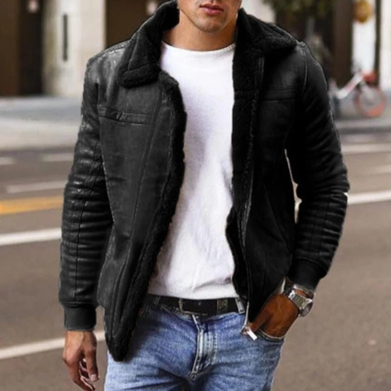 Men's Quilted Jacket – Stylish Urban Vintage Warmth